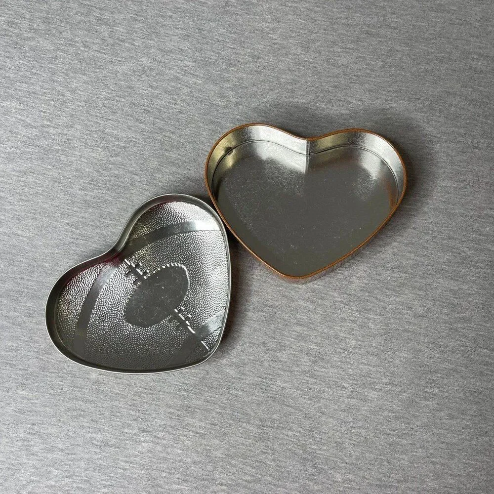 Reese's Peanut Butter Cup Football Heart Shaped Tin